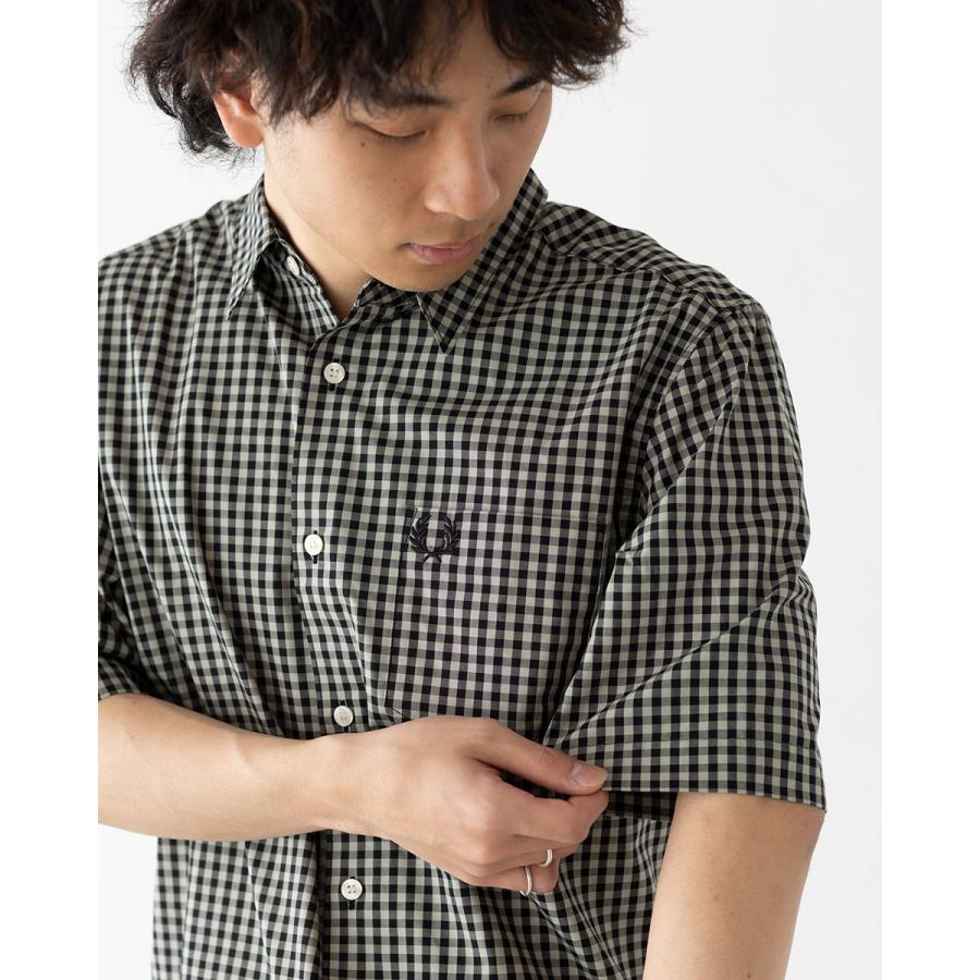 FRED PERRY（フレッドペリー） ギンガム チェック ショートスリーブ