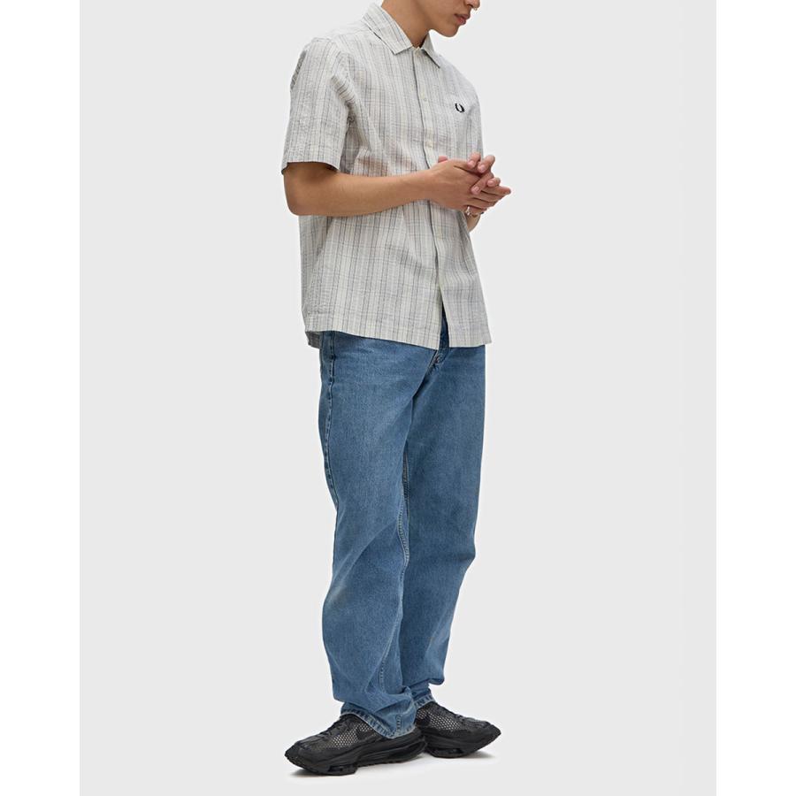 FRED PERRY（フレッドペリー） シアサッカー チェック シャツ FRED