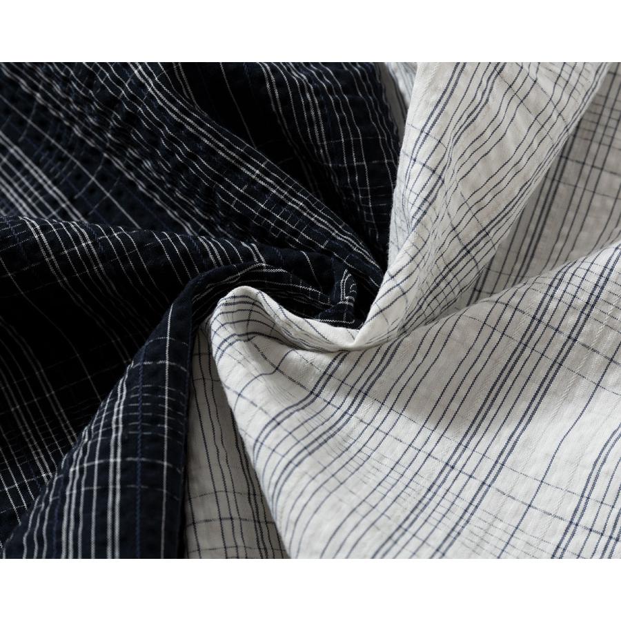 FRED PERRY（フレッドペリー） シアサッカー チェック シャツ FRED 