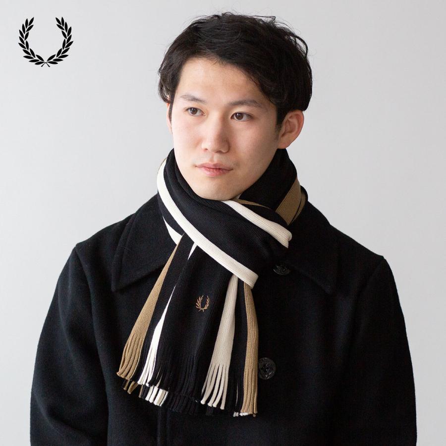 FRED PERRY フレッドペリー マフラー ボールド ストライプ FRED PERRY フレッドペリー マフラー ボールド ストライプ