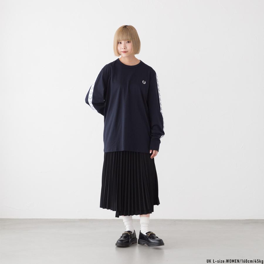 FRED PERRY フレッドペリー テープド ロング スリーブ Tシャツ FRED PERRY フレッドペリー テープド ロング スリーブ Tシャツ