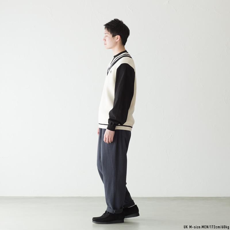 FRED PERRY フレッドペリー チルデン ベスト ストライプド V FRED PERRY フレッドペリー チルデン ベスト ストライプド V