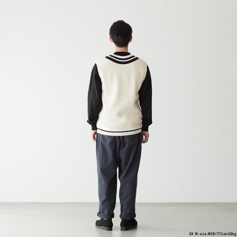 FRED PERRY フレッドペリー チルデン ベスト ストライプド V FRED PERRY フレッドペリー チルデン ベスト ストライプド V