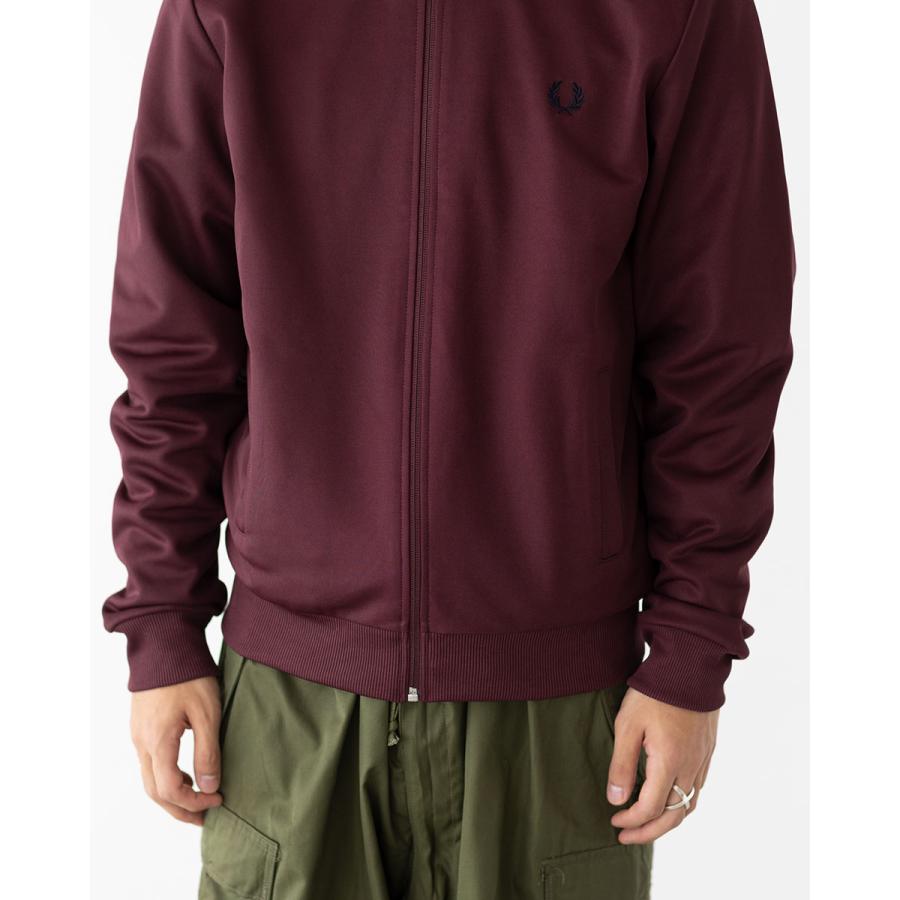 フレッドペリー FRED PERRY メンズ トラックジャケット クリーム S FRED PERRY ジャージ Contrast Tape Track Jacket／フレッド