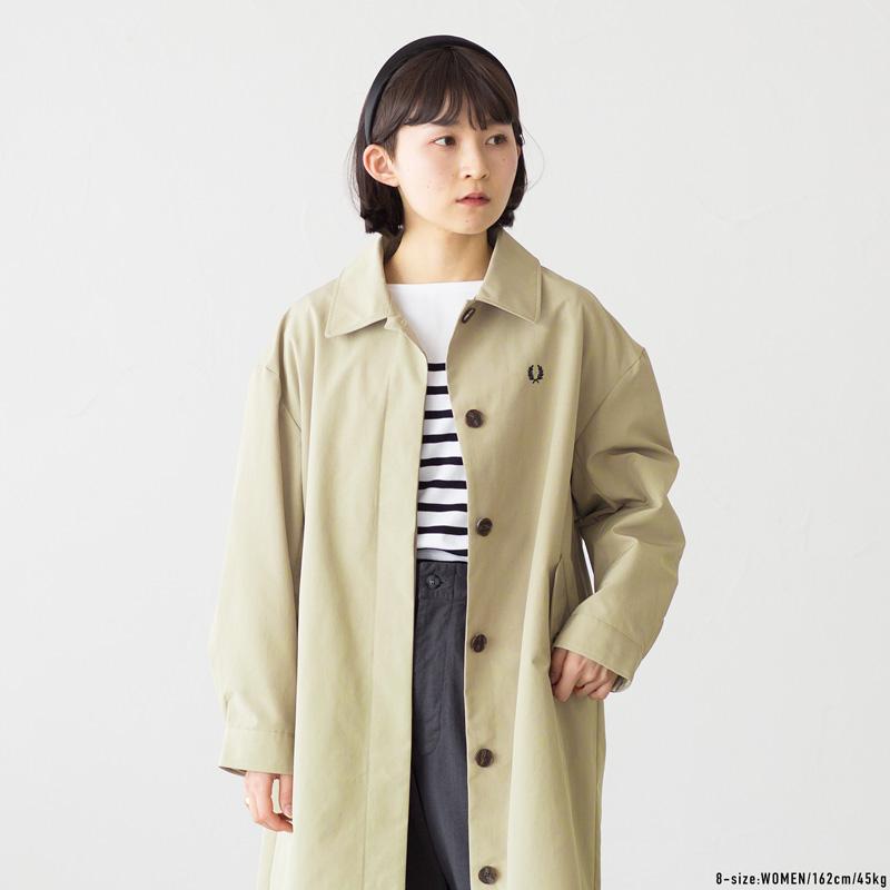 FRED PERRY フレッドペリー レディース オーバーコート F6361 FRED PERRY フレッドペリー レディース オーバーコート F6361