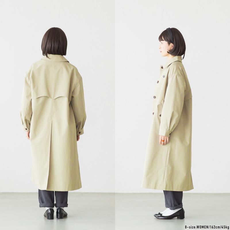 FRED PERRY フレッドペリー レディース オーバーコート F6361 FRED PERRY フレッドペリー レディース オーバーコート F6361