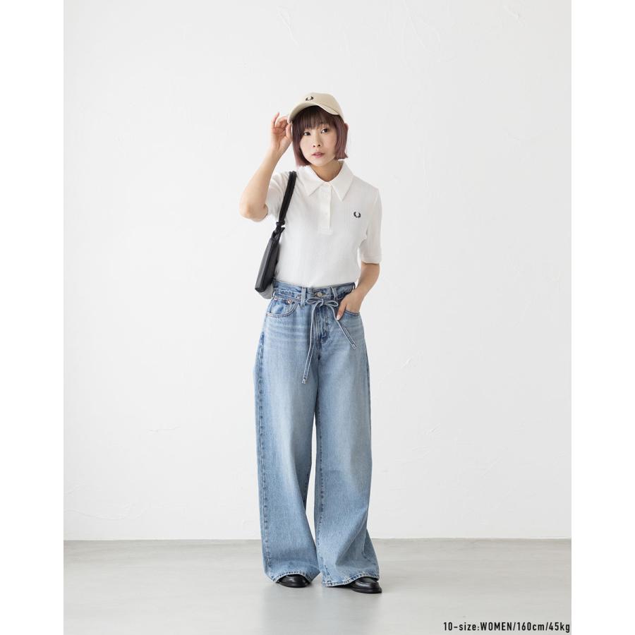 FRED PERRY（フレッドペリー） リブ ポロ シャツ 半袖 FRED PERRY