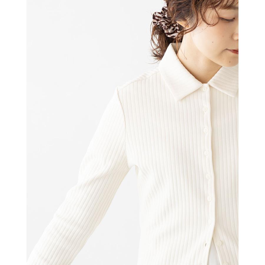 FRED PERRY（フレッドペリー） リブ ボタンスルー 長袖 ポロシャツ