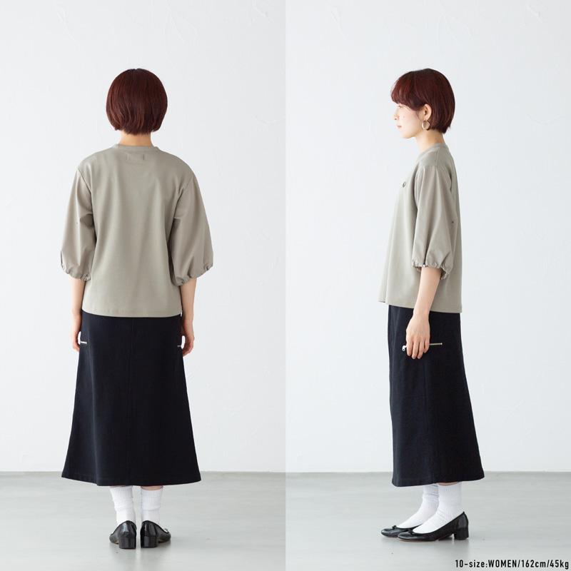 FRED PERRY（フレッドペリー） ギャザード スリーブ ピケ Tシャツ FRED