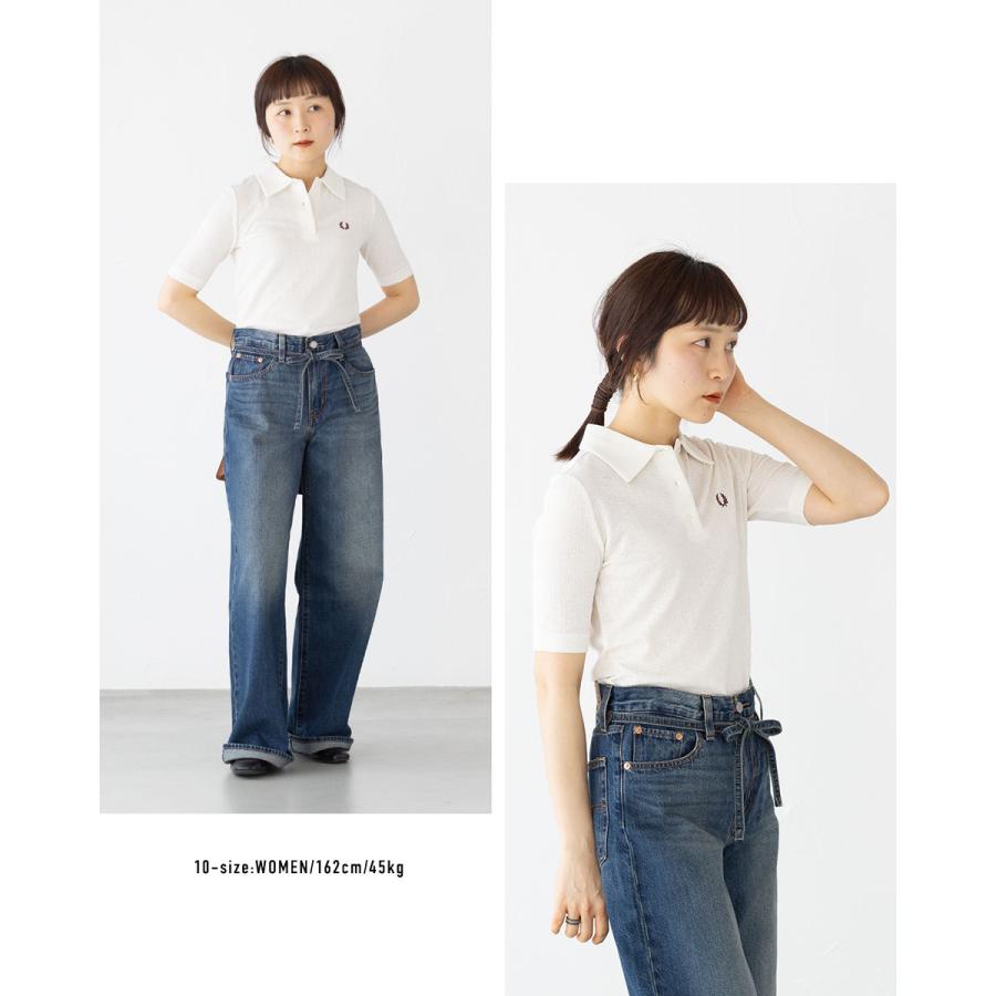 FRED PERRY（フレッドペリー） シアー リブ ポロシャツ FRED PERRY