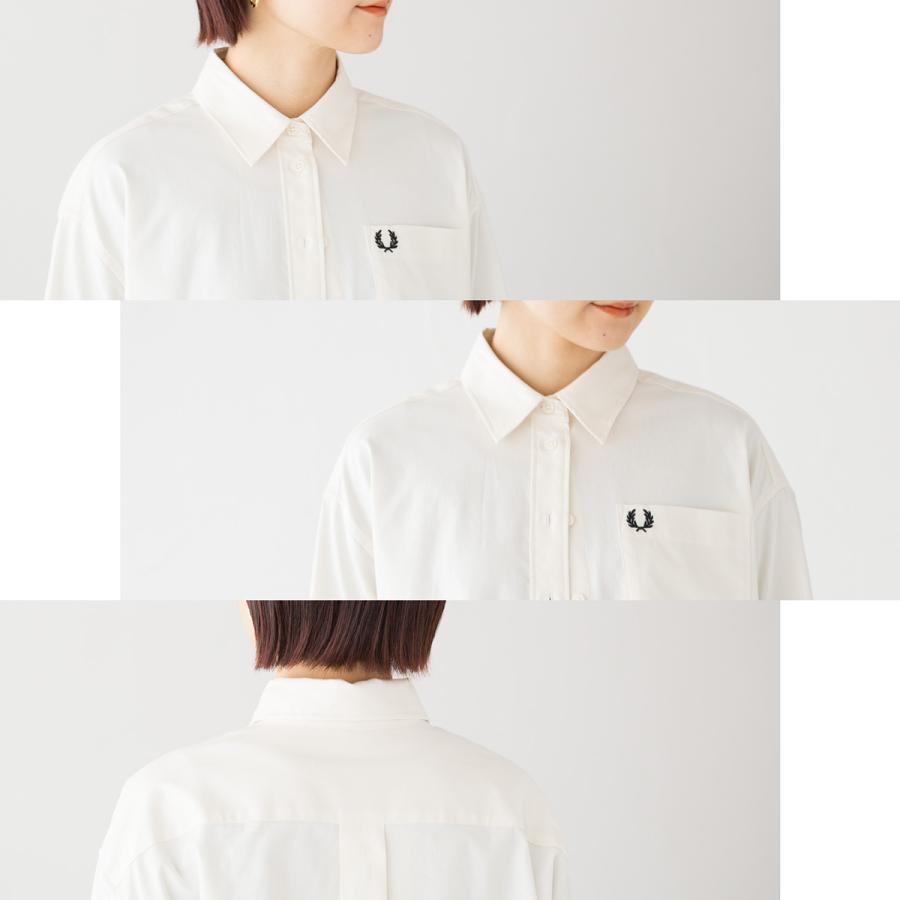 FRED PERRY（フレッドペリー） ブラッシュド ツイル シャツ G8165