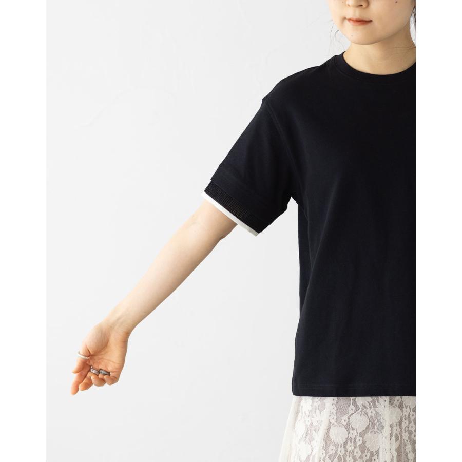 FRED PERRY（フレッドペリー） メッシュカフ ピケ Tシャツ FRED PERRY