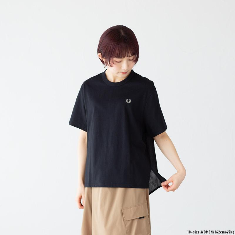 FRED PERRY（フレッドペリー） シアー パネル Tシャツ FRED PERRY