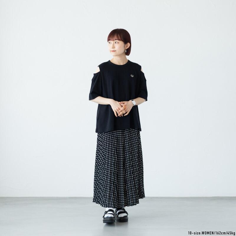 FRED PERRY（フレッドペリー） カット アウト Tシャツ FRED PERRY