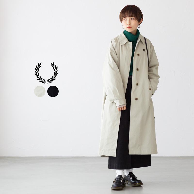 フレッドペリー レディース オーバーコート FRED PERRY F6365 ステン