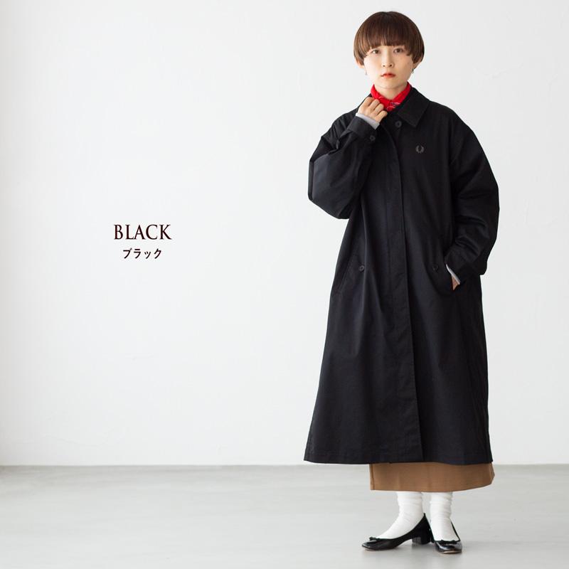 FRED PERRY フレッドペリー レディース オーバーコート F6365 FRED PERRY フレッドペリー レディース オーバーコート F6365