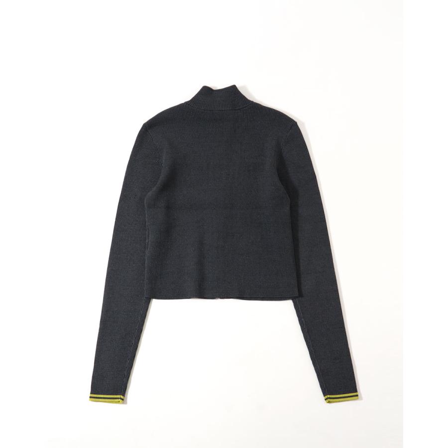 FRED PERRY（フレッドペリー） レディース リブ ジップ スルー