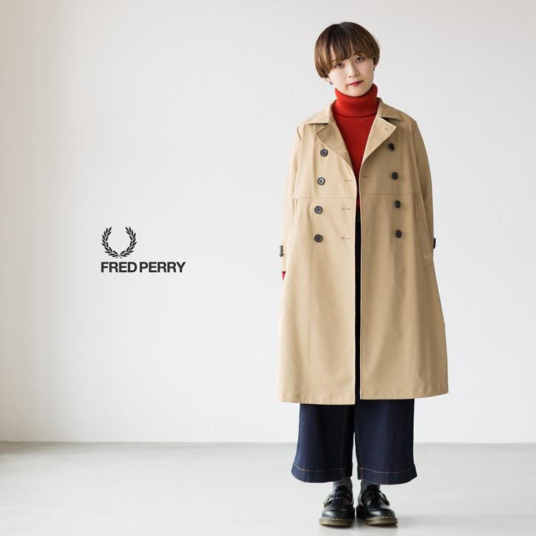 超爆安 Perry Fred フレッドペリー レディース Jackets Black アウター Full Length トレンチコート コート ジャケット Williamsav Com