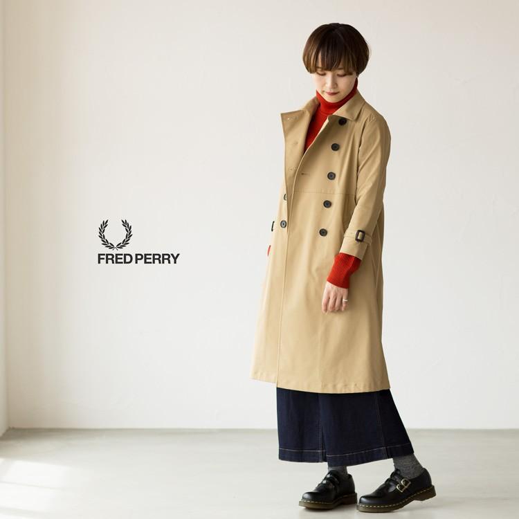 超爆安 Perry Fred フレッドペリー レディース Jackets Black アウター Full Length トレンチコート コート ジャケット Williamsav Com