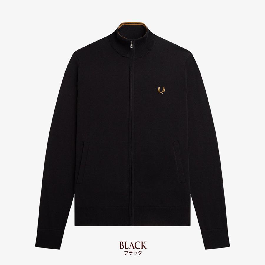 フレッドペリー クラシック ジップ スルー カーディガン FRED PERRY K4534 メンズ｜cocochiya｜03