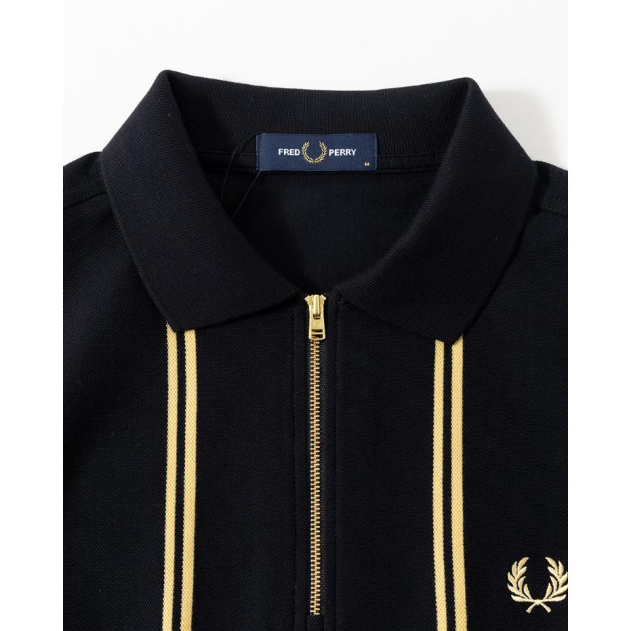 FRED PERRY（フレッドペリー） バーティカル ストライプ ポロシャツ