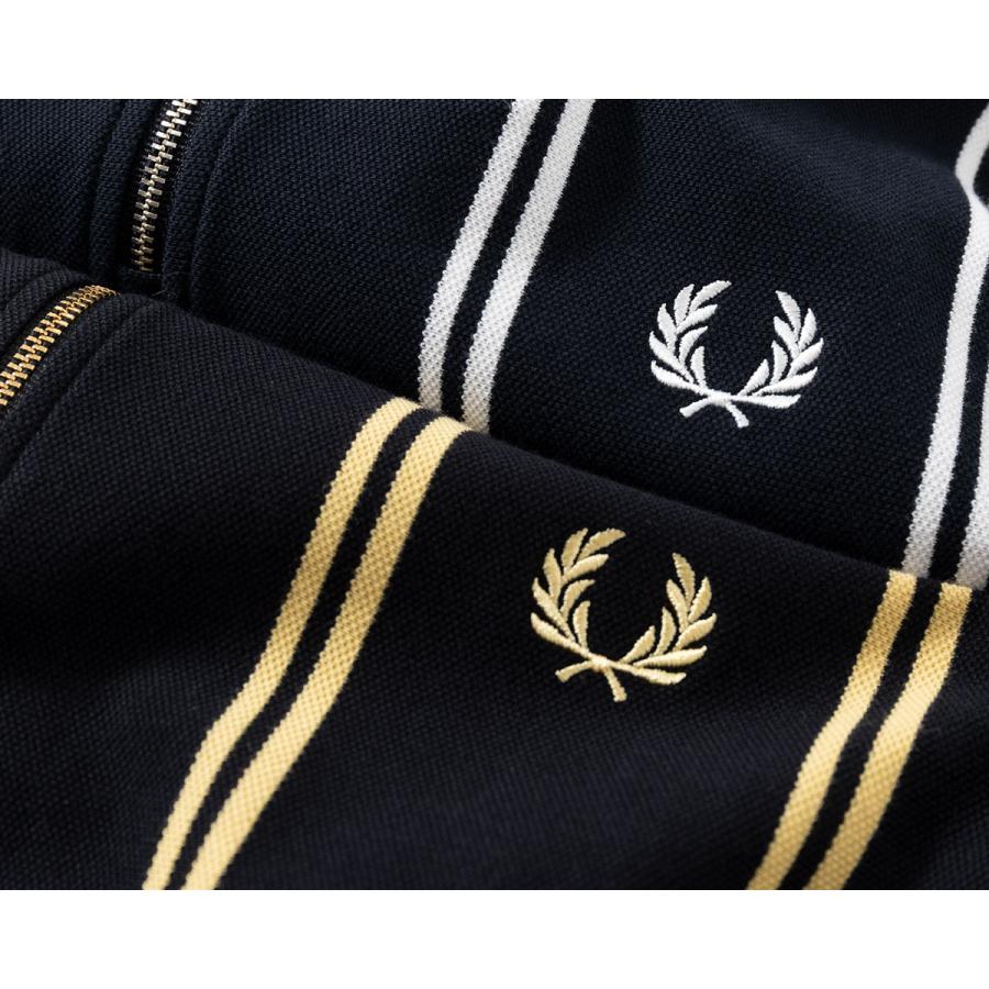 FRED PERRY（フレッドペリー） バーティカル ストライプ ポロシャツ