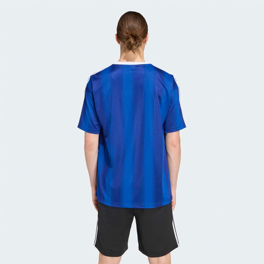 アディダス アディカラー ゲーム Tシャツ S ブルー adidas Originals アディダス Tシャツ アディカラー ジャカード