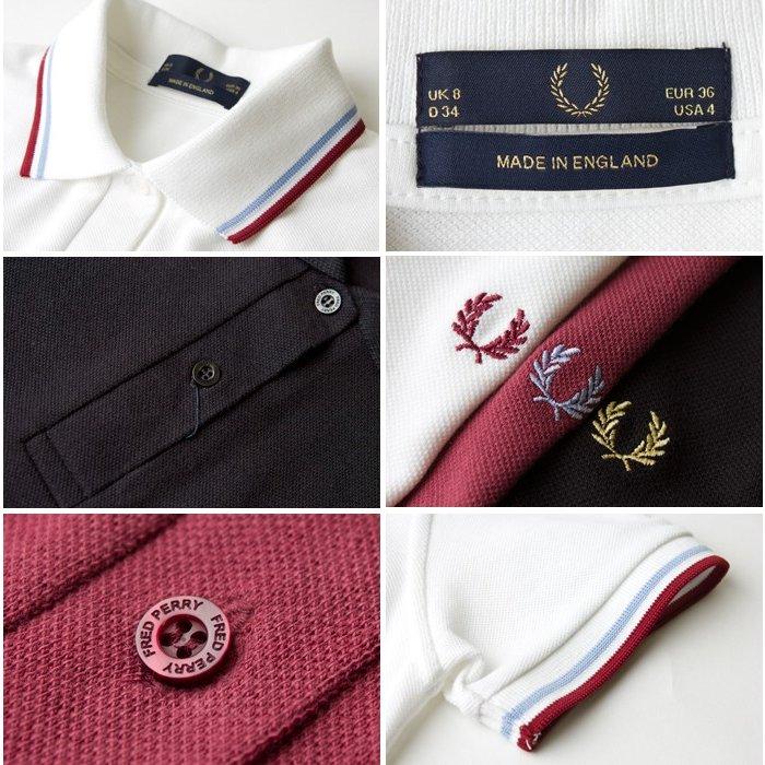 FRED PERRY フレッドペリー ポロシャツ レディース G12 英国製 FRED PERRY フレッドペリー ポロシャツ レディース G12 英国製