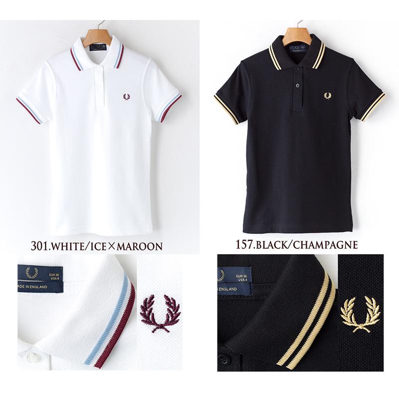 FRED PERRY フレッドペリー ポロシャツ レディース G12 英国製 FRED PERRY フレッドペリー ポロシャツ レディース G12 英国製
