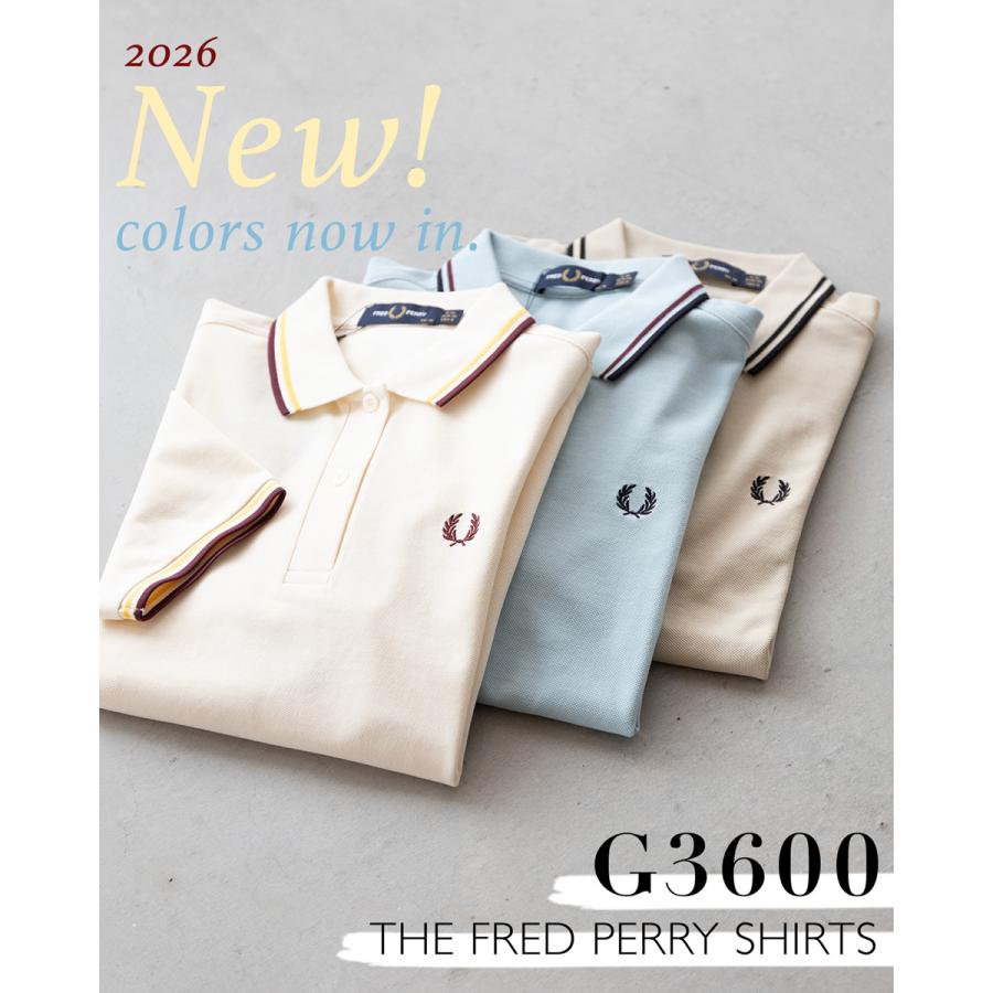 フレッドペリー ポロシャツ G3600 ティップラインポロ FRED PERRY レディース ツインティップドの画像
