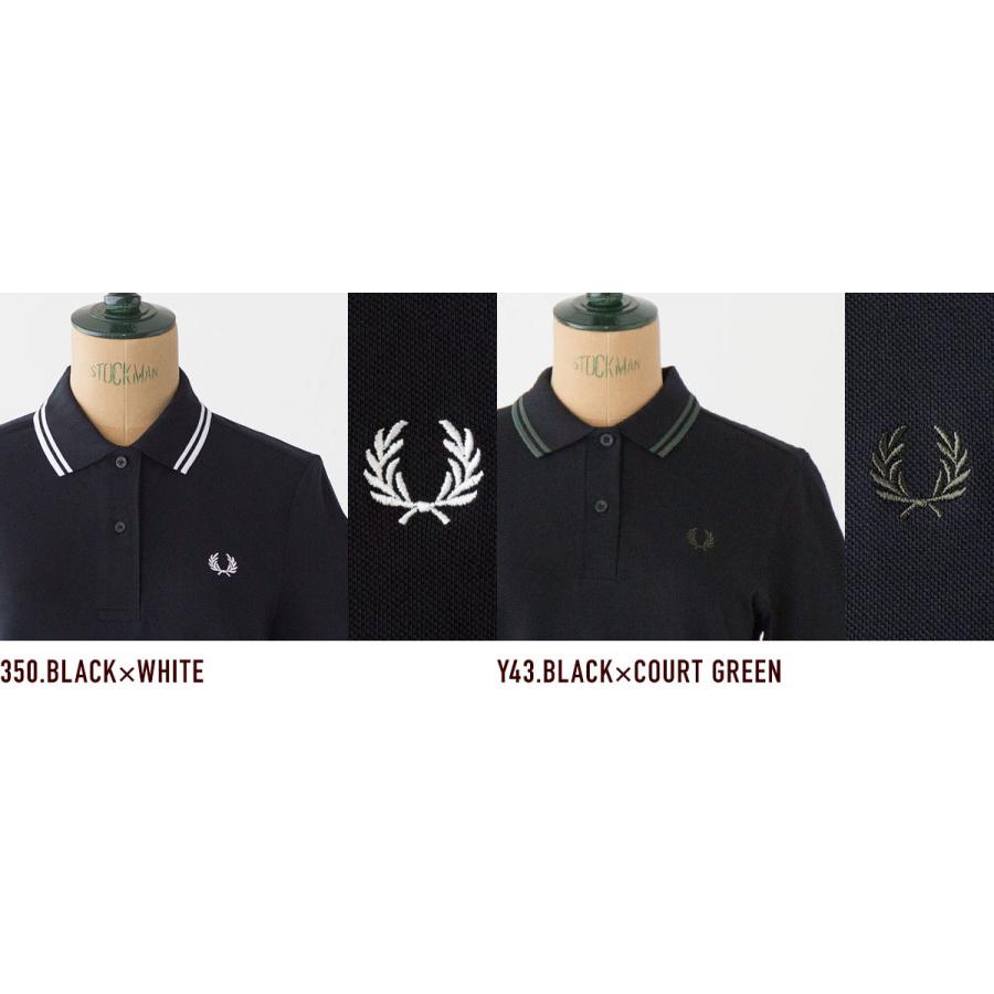 フレッドペリー ポロシャツ G3600 ティップラインポロ FRED PERRY レディース ツインティップドの画像