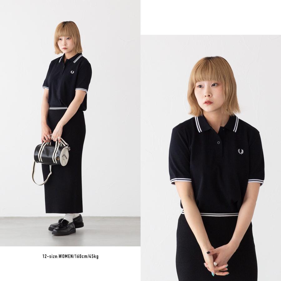 フレッドペリー ポロシャツ G3600 ティップラインポロ FRED PERRY レディース ツインティップドの画像
