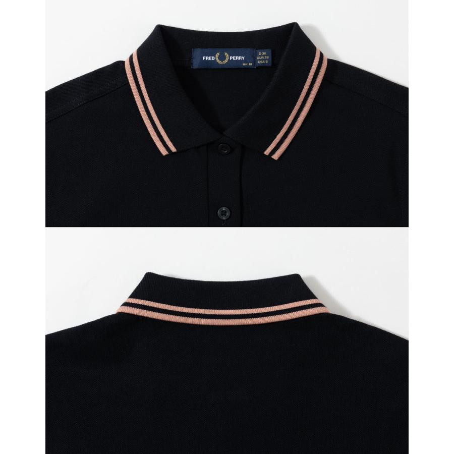 フレッドペリー Fred Perry ロゴ刺繍 長袖 ポロシャツ 黒 鹿の子 L FRED PERRY（フレッドペリー） 長袖 ポロシャツ FRED PERRY G3636