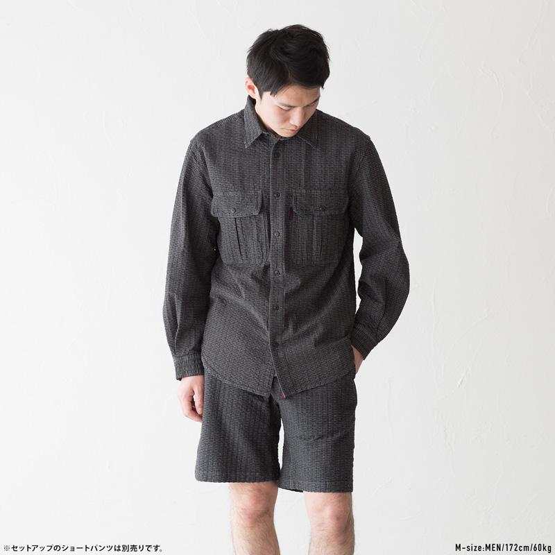 グラミチ OG シアサッカー キャニオンシャツ O.G. SEERSUCKER CANYON SHIRT G3SM-J019