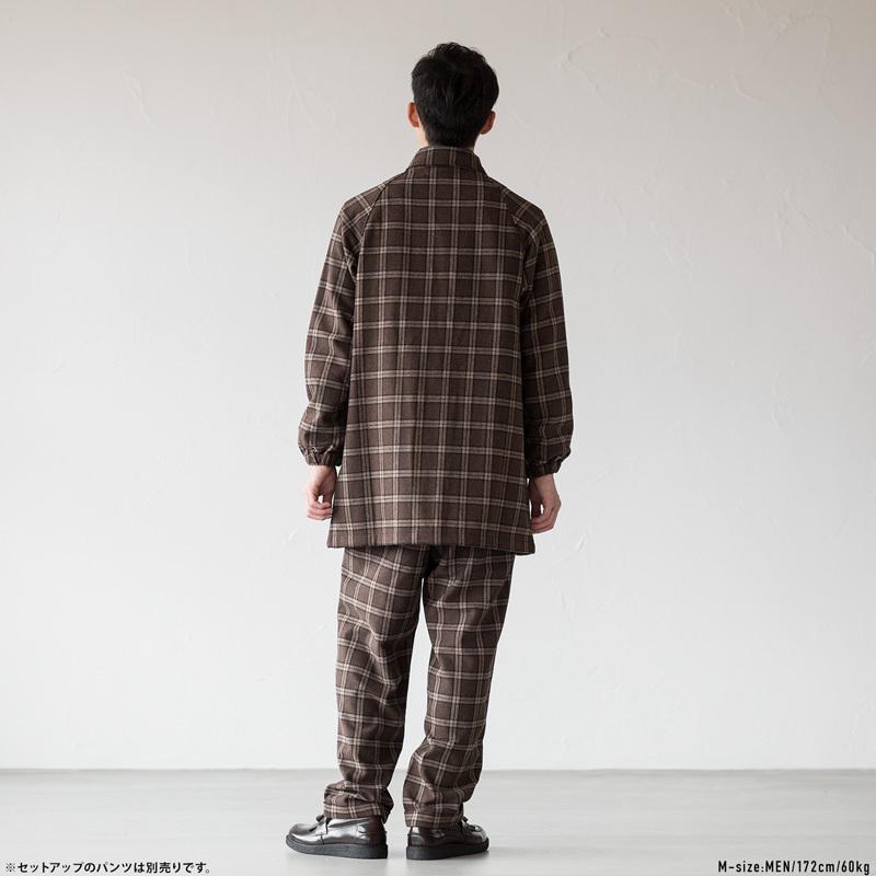 極美品✨ COACH コーチ ステンカラーコート メンズ シグネチャー柄 綿 極美品✨ COACH コーチ ステンカラーコート メンズ シグネチャー柄 綿