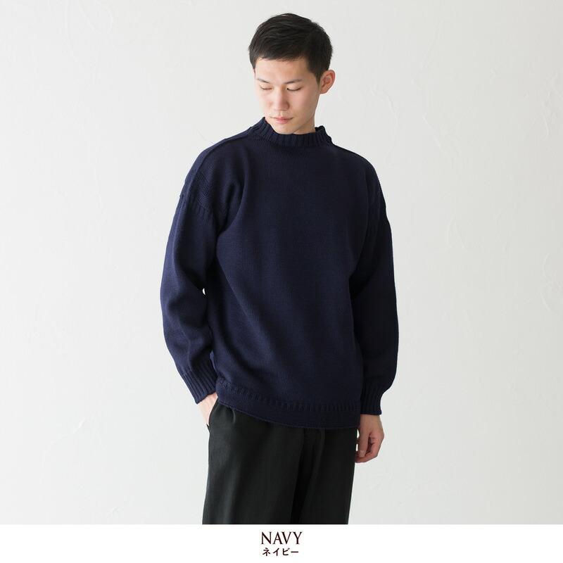 英国製】 ガンジーウーレンズ ガンジーセーター GUERNSEY WOOLLENS