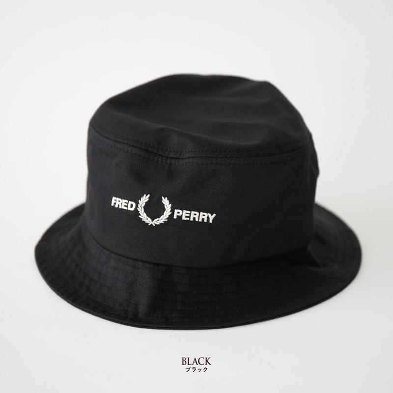 FRED PERRY（フレッドペリー） バケットハット 帽子 ツイル HW4631