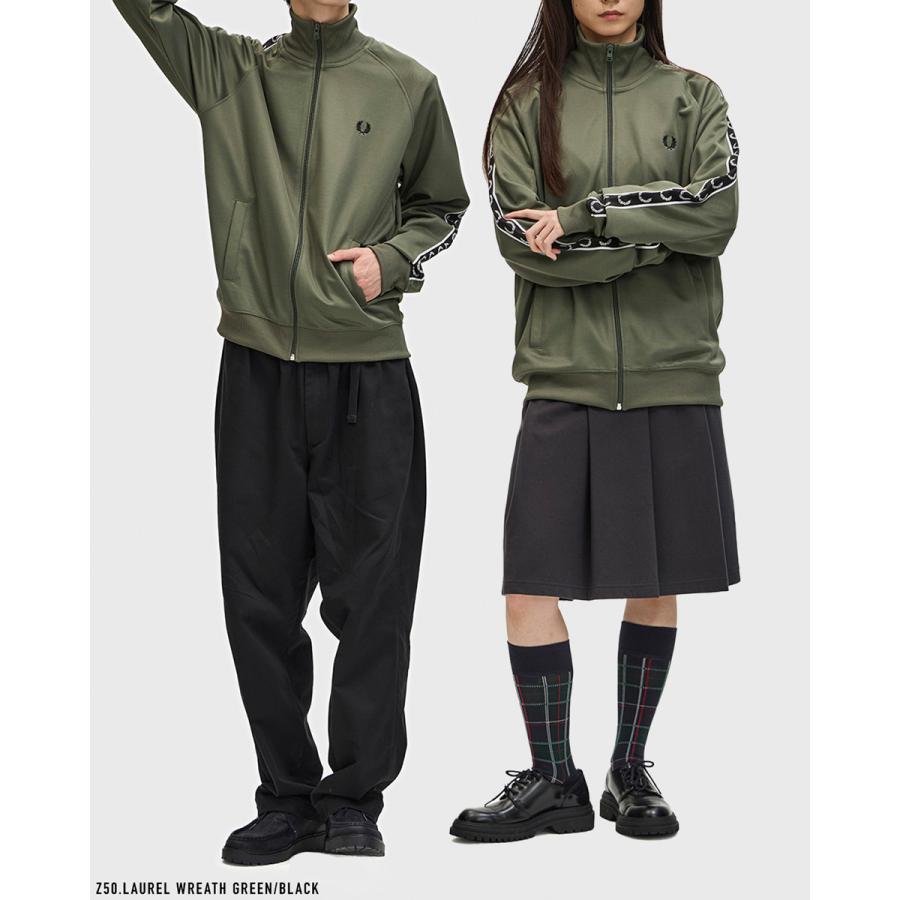 【FRED PERRY】 トラックジャケット オートミール L J4620 FRED PERRY（フレッドペリー） ジャージ テープド トラックジャケット