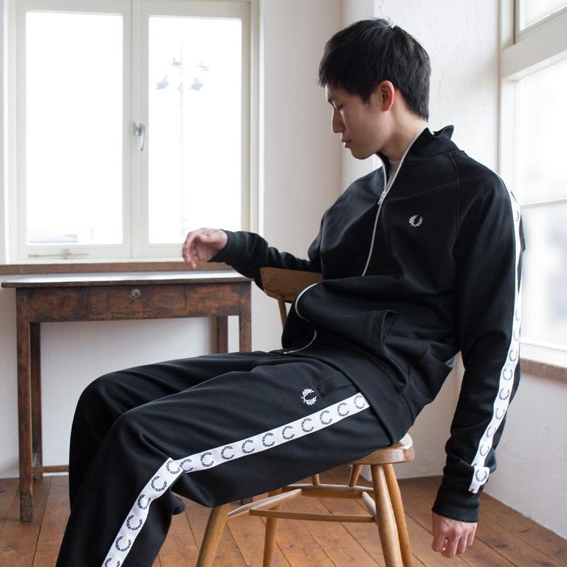 FRED PERRY フレッドペリー ジャージ テープド トラック FRED PERRY フレッドペリー ジャージ テープド トラック