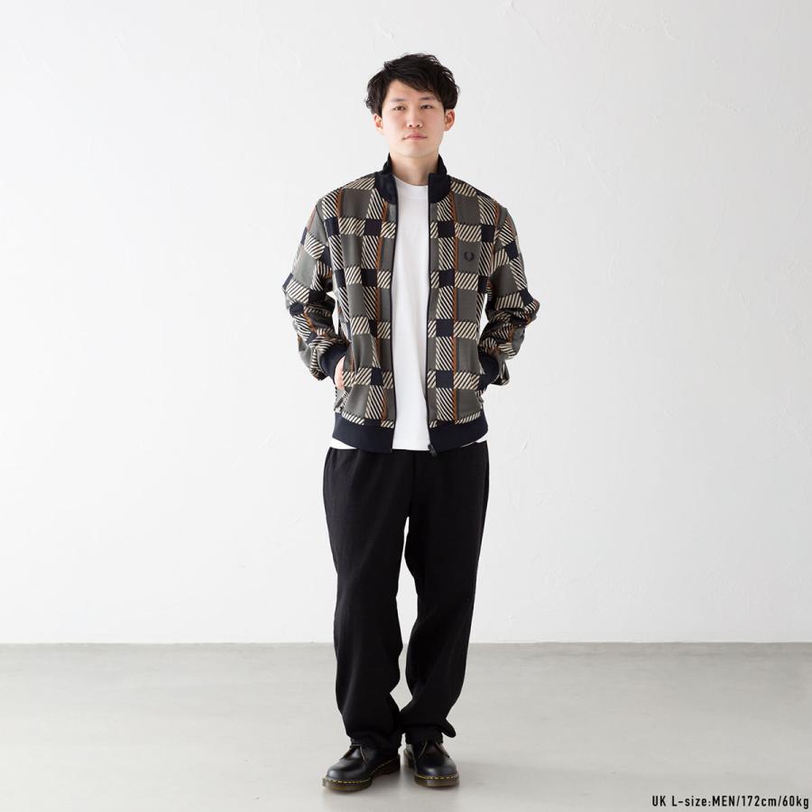 FRED PERRY フレッドペリー ジャージ グリッチ タータン FRED PERRY フレッドペリー ジャージ グリッチ タータン