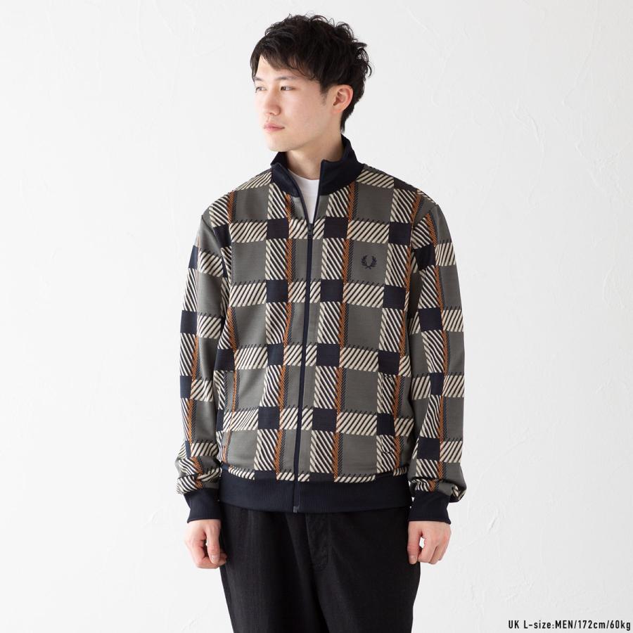 FRED PERRY（フレッドペリー） ジャージ グリッチ タータン トラック