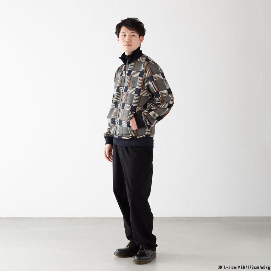 FRED PERRY フレッドペリー ジャージ グリッチ タータン FRED PERRY フレッドペリー ジャージ グリッチ タータン