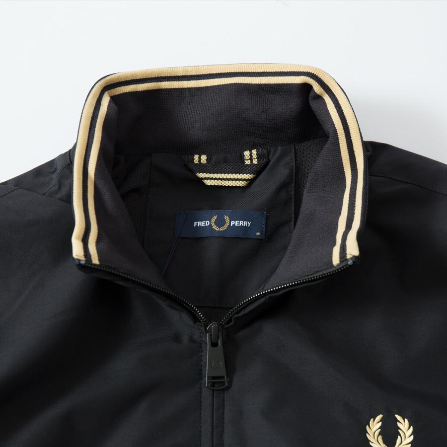 FRED PERRY ザ ブレンサム ジャケット　ナイロンジャケット　人気　黒 FRED PERRY（フレッドペリー） ブルゾン アウター Brentham Jacket