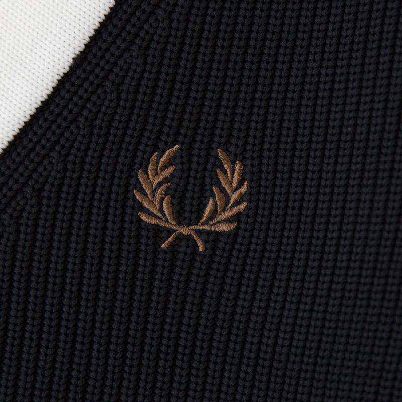 FRED PERRY フレッドペリー チルデン セーター K4536 ストライプ FRED PERRY フレッドペリー チルデン セーター K4536 ストライプ