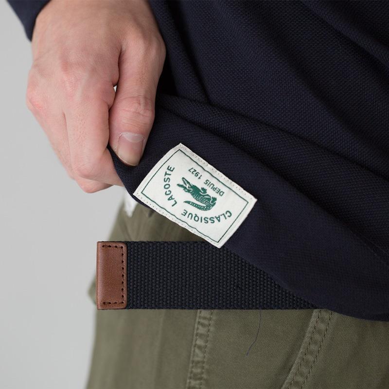 LACOSTE（ラコステ） オーガニックコットン ロングスリーブ ポロシャツ