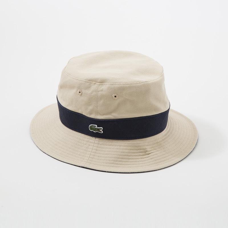 LACOSTE（ラコステ） バケットハット リバーシブル サファリ ハット