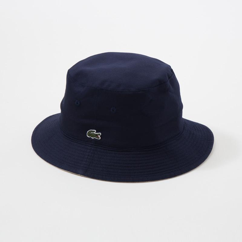 LACOSTE ラコステ バケットハット リバーシブル サファリ ハット LACOSTE ラコステ バケットハット リバーシブル サファリ ハット