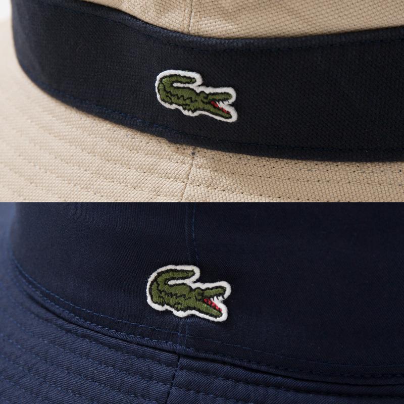 LACOSTE ラコステ バケットハット リバーシブル サファリ ハット LACOSTE ラコステ バケットハット リバーシブル サファリ ハット