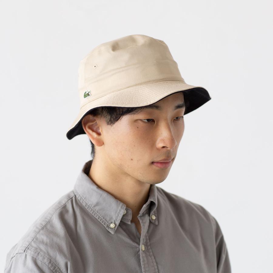 LACOSTE ラコステ バケットハット リバーシブル サファリ ハット LACOSTE ラコステ バケットハット リバーシブル サファリ ハット