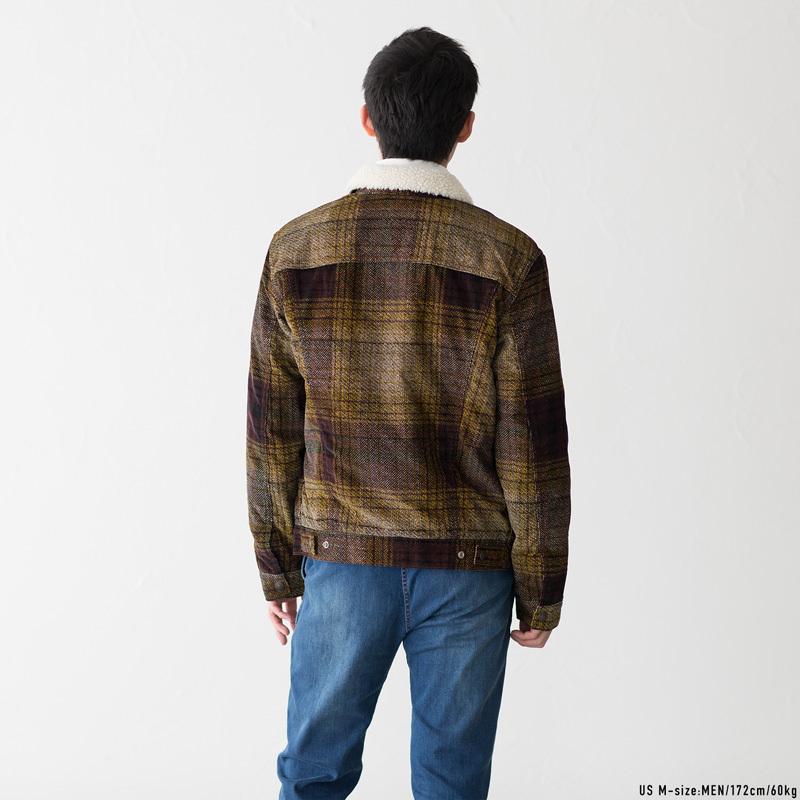 Levi's リーバイス コーデュロイ チェック シェルパ トラッカー Levi's リーバイス コーデュロイ チェック シェルパ トラッカー